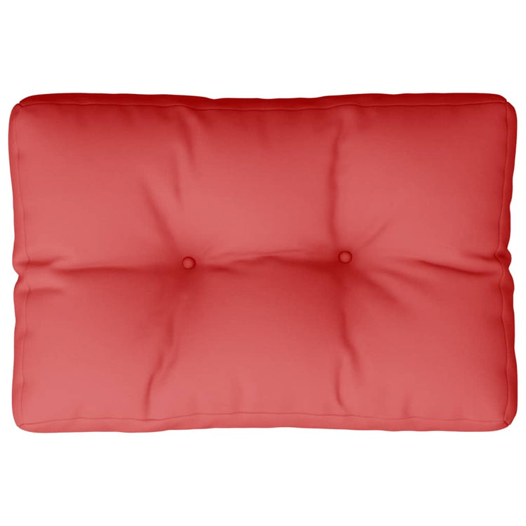 VIDAXL -Palettenkissen 50x40x12 cm Stoff rot