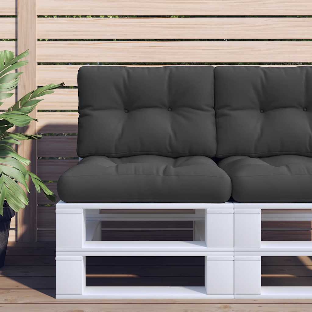 Vidaxl Palettenkissen 50x40x12 cm Stoff schwarz