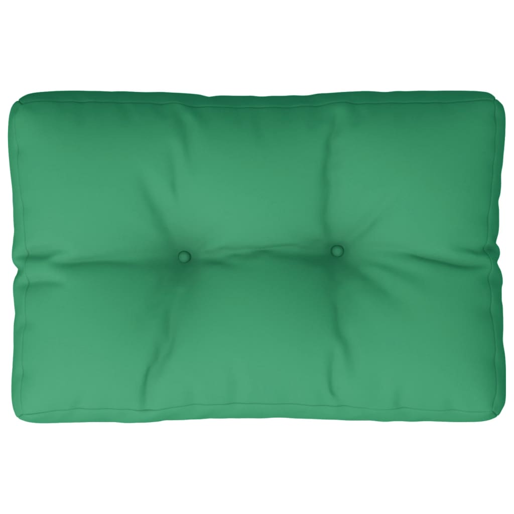 VidaXL Palettenkissen 60x40x12 cm Stoff grün
