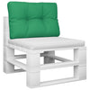VidaXL Palettenkissen 60x40x12 cm Stoff grün