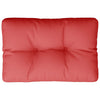 Vidaxl Palettenkissen 60x40x12 cm Stoff rot