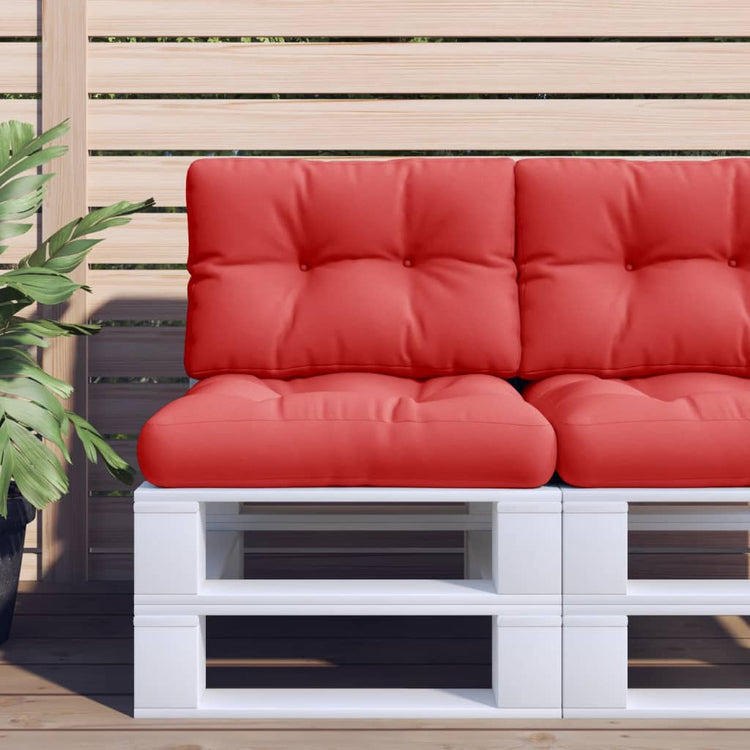 Vidaxl Palettenkissen 60x40x12 cm Stoff rot