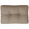 VidaXL Palettenkissen 60x40x12 cm Stoff Taupe