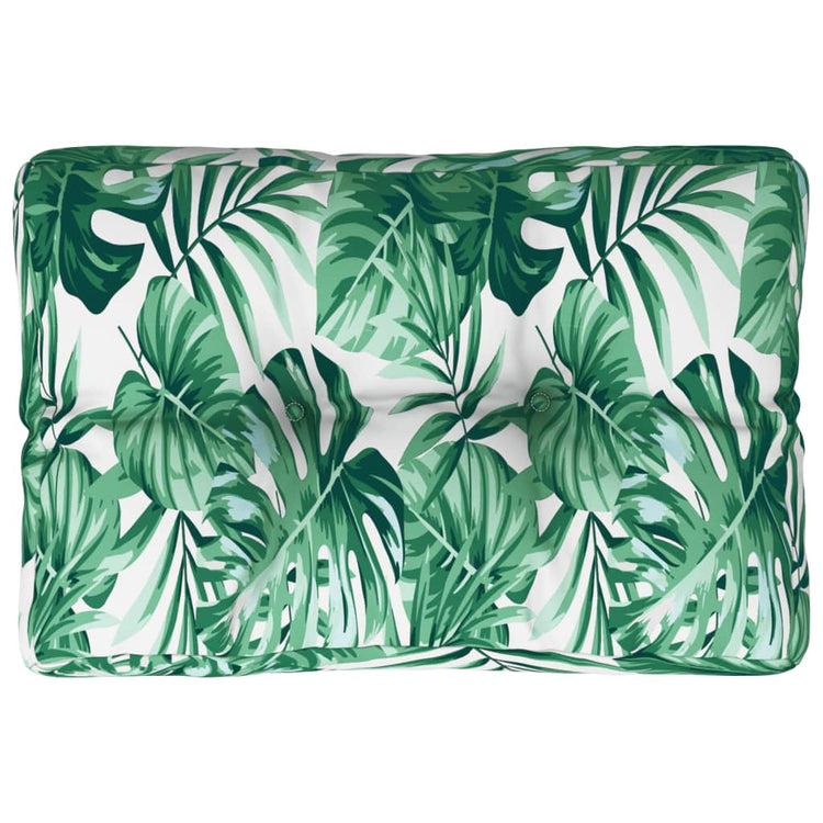 VIDAXL -Palettenkissen 60x40x12 cm Stoffblattmuster