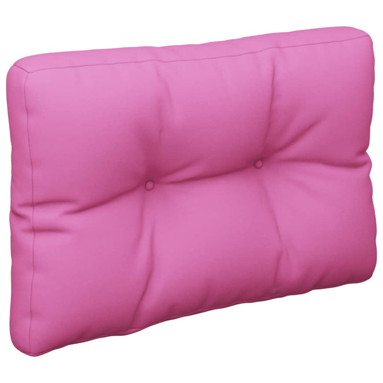 Vidaxl Palettenkissen 60x40x12 cm Stoff rosa