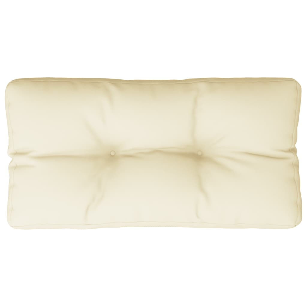 VIDAXL -Palettenkissen 70x40x12 cm Stoffcreme -Colored