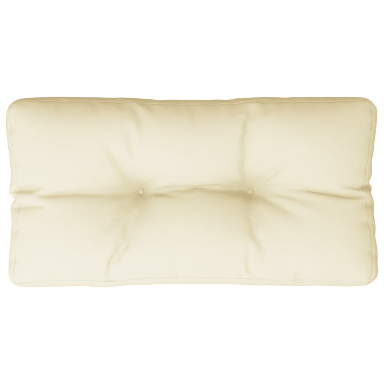 VIDAXL -Palettenkissen 70x40x12 cm Stoffcreme -Colored