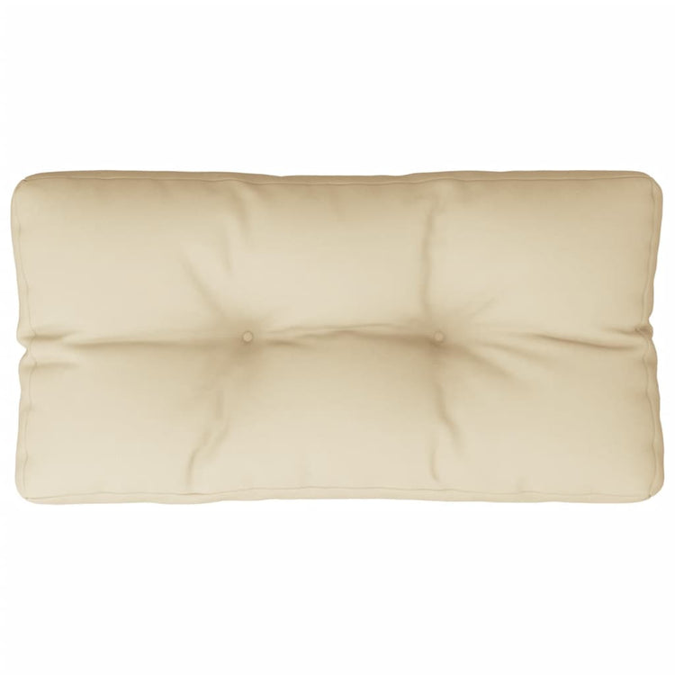 VidaXL pallet cushion 70x40x12 cm fabric beige