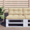 VidaXL pallet cushion 70x40x12 cm fabric beige