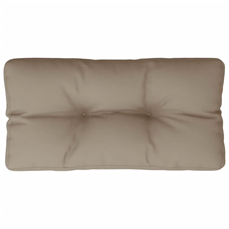 VIDAXL -Palettenkissen 70x40x12 cm Stofftaupe