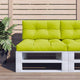 Vidaxl Palettenkissen 70x40x12 cm Stoff klar grün