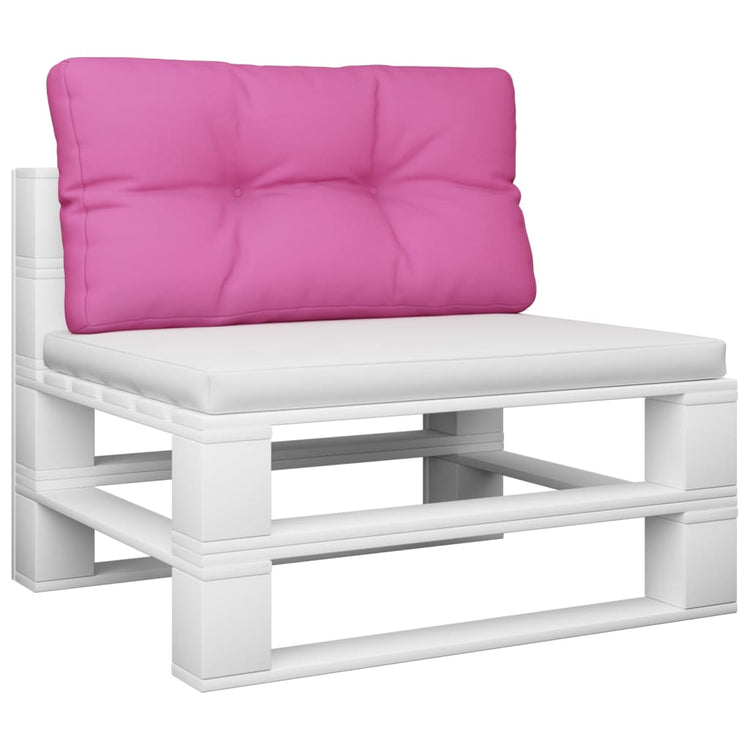 VidaXL Palettenkissen 70x40x12 cm Stoff rosa