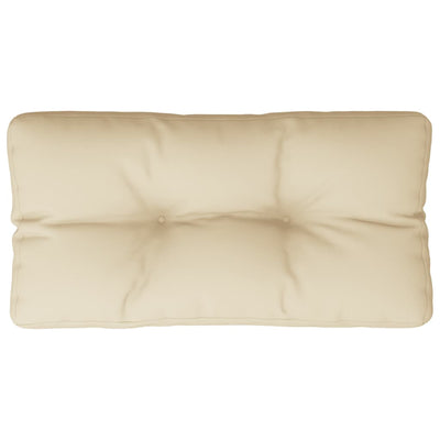 VidaXL Palettenkissen 80x40x12 cm Stoff beige