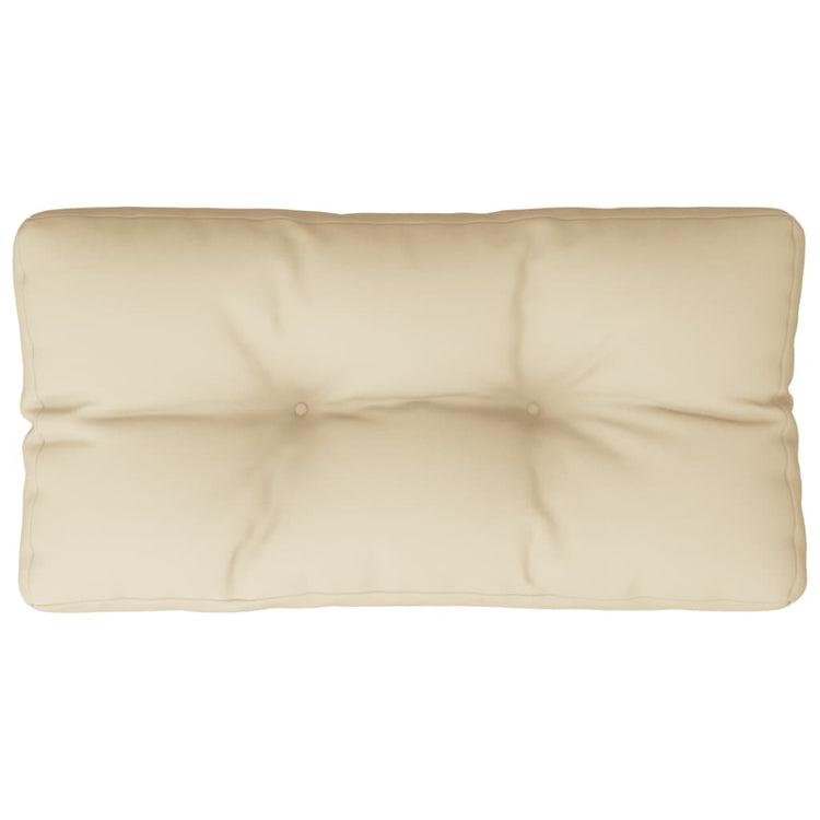 VidaXL Palettenkissen 80x40x12 cm Stoff beige