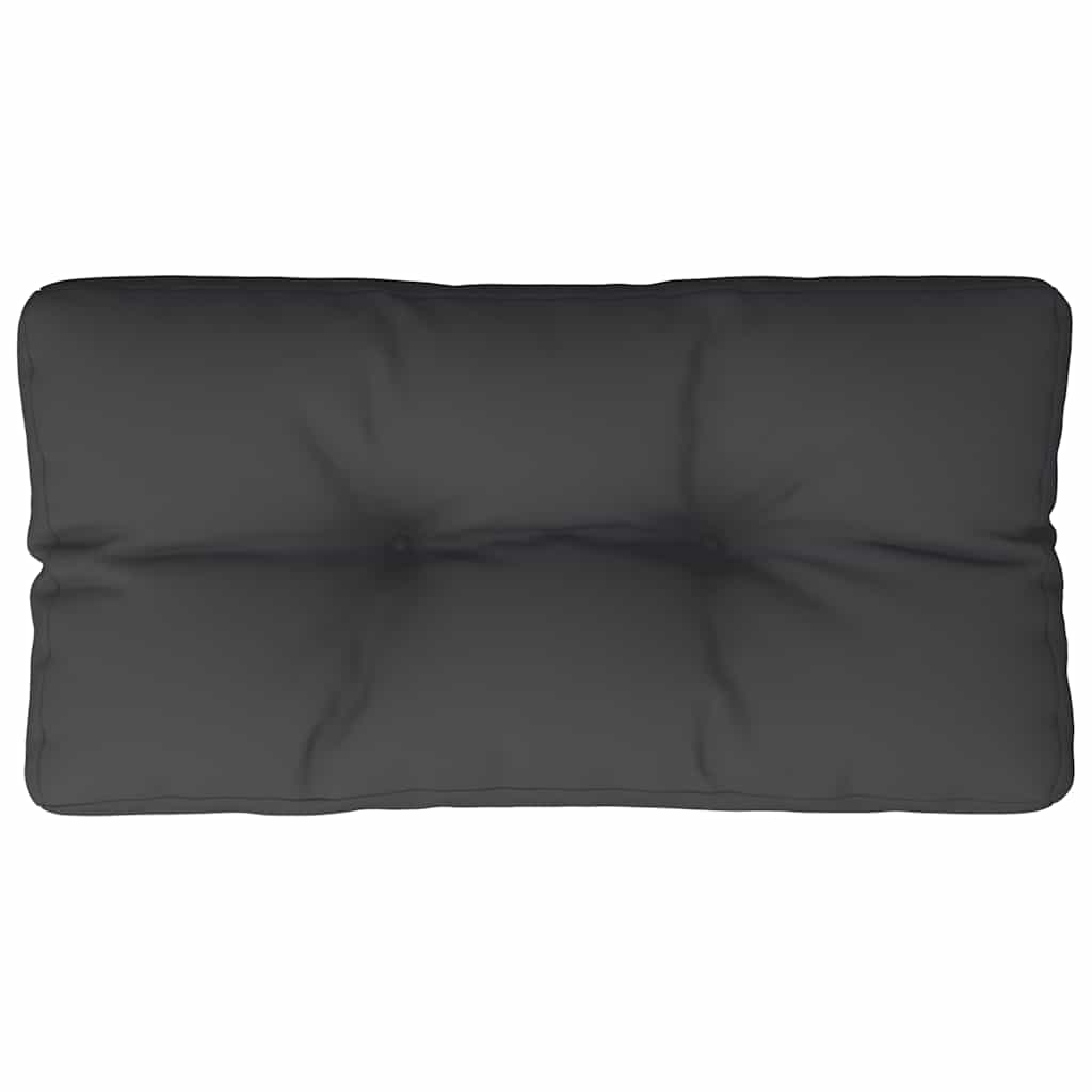 VidaXL Palettenkissen 80x40x12 cm Stoff schwarz