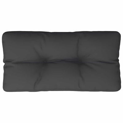 VidaXL Palettenkissen 80x40x12 cm Stoff schwarz