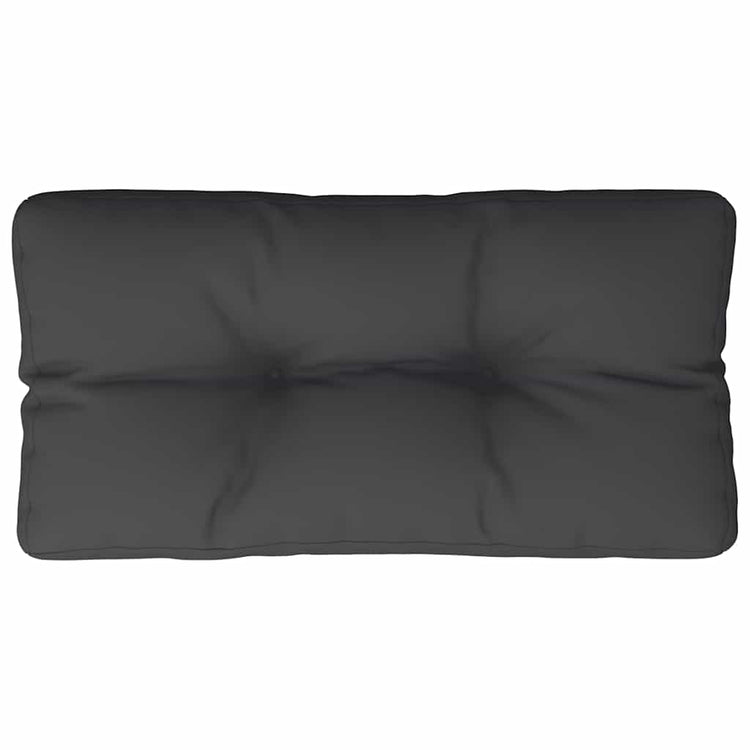VidaXL Palettenkissen 80x40x12 cm Stoff schwarz