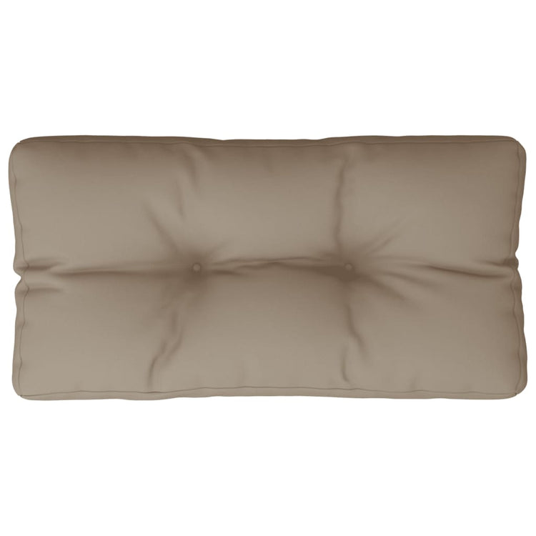 VidaXL Palettenkissen 80x40x12 cm Stoff Taupe