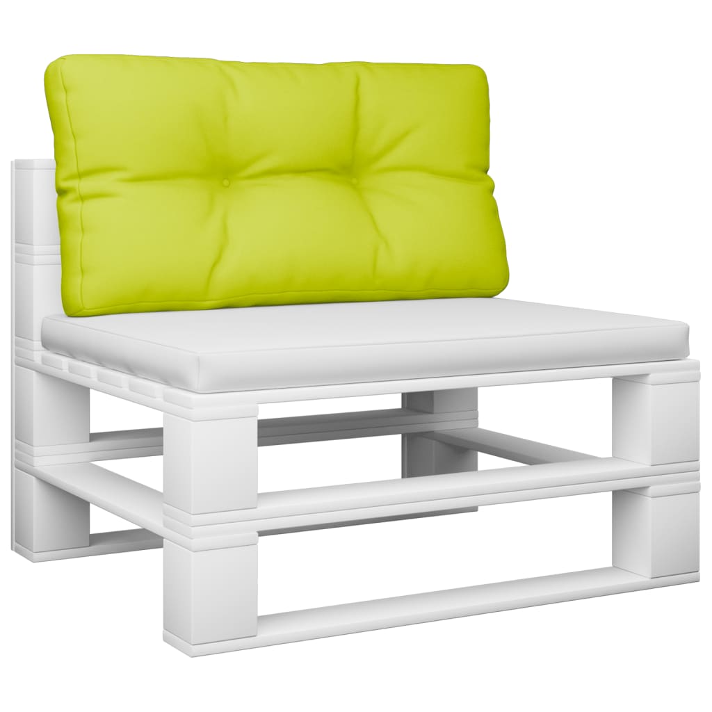 Vidaxx Palettenkissen 80x40x12 cm Stoff hellgrün