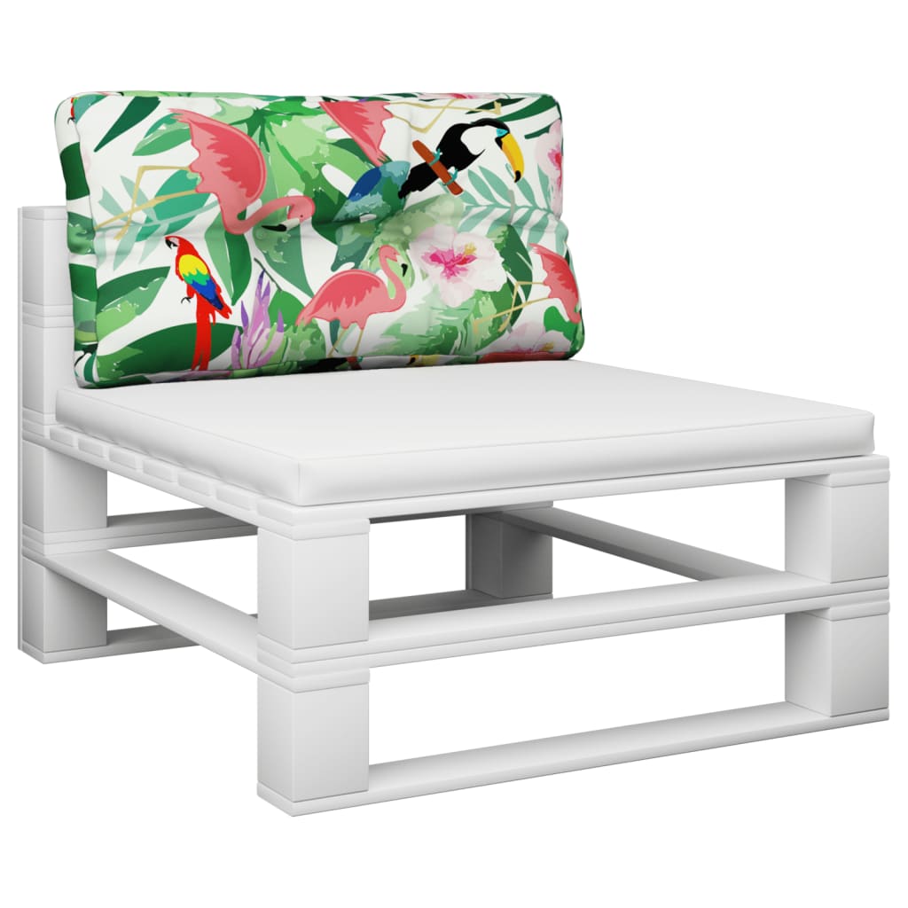 VIDAXL -Palettenkissen 80x40x12 cm Fabric Multi -Colored