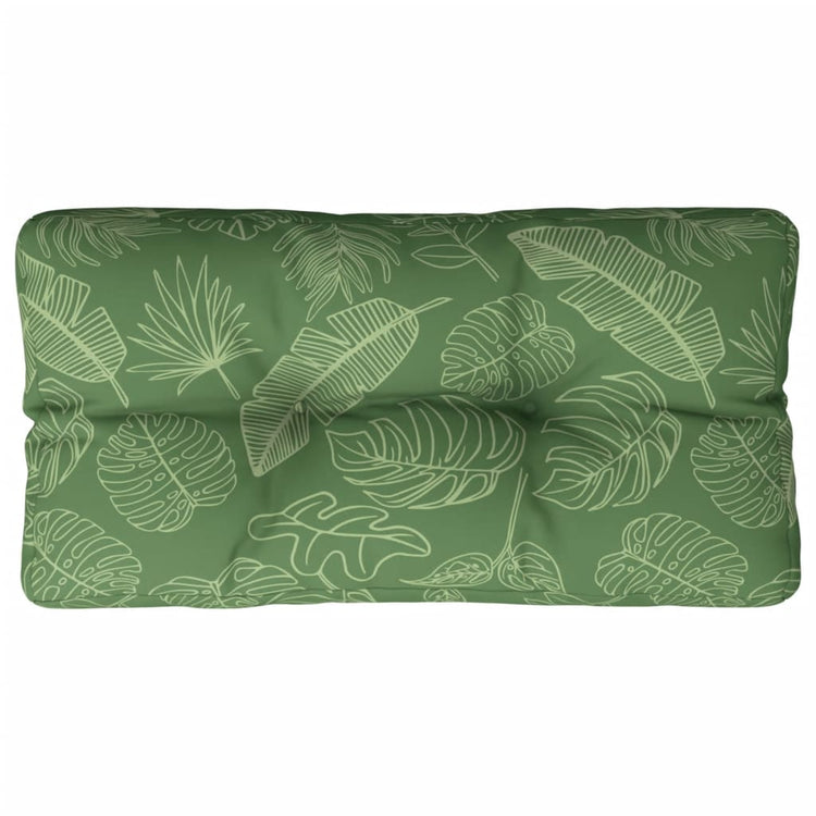 VidaXL Palettenkissen Blattmuster 80x40x12 cm Stoff