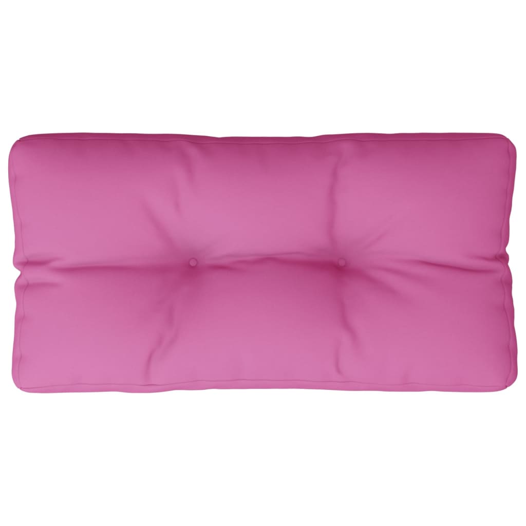 Vidaxl Palettenkissen 80x40x12 cm Stoff rosa