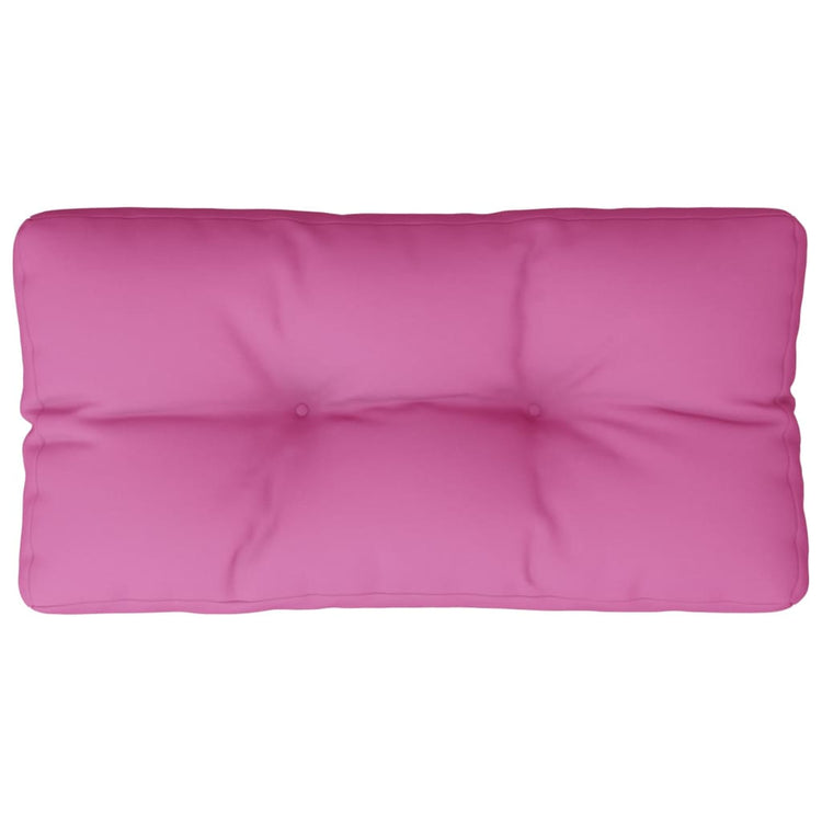 Vidaxl Palettenkissen 80x40x12 cm Stoff rosa