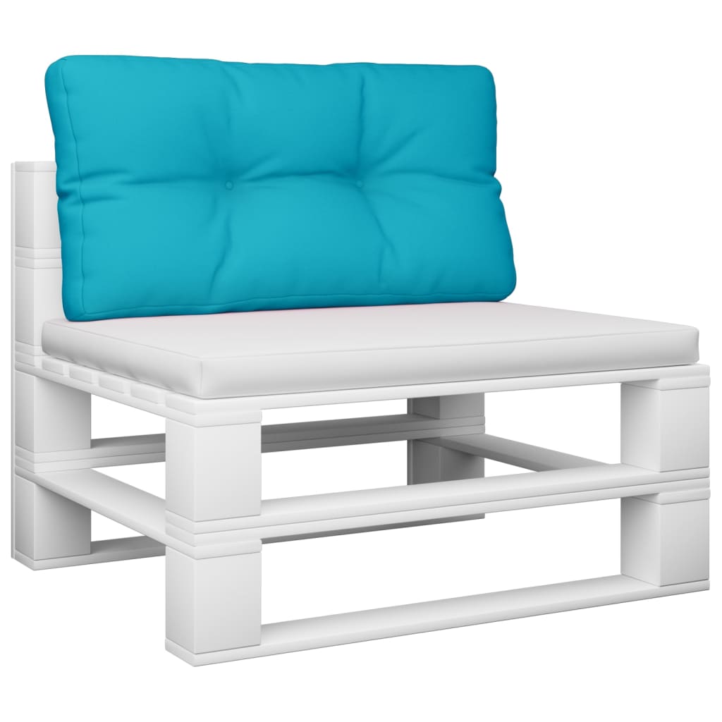 Vidaxl Palettenkissen 80x40x12 cm Stoff Türkis