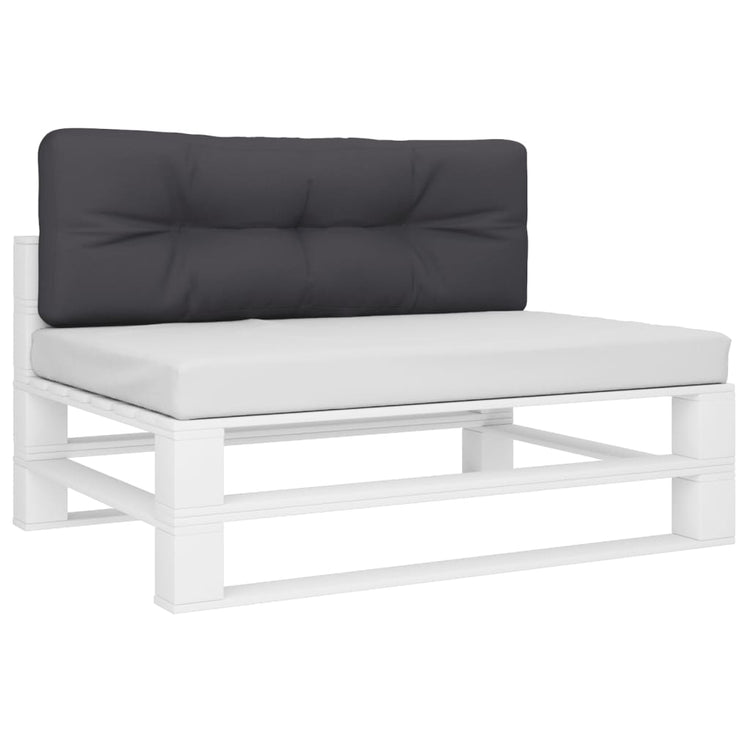 VIDAXL -Palettenkissen 120x40x12 cm Stoffanthrazit -Verschärfen