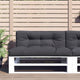 VIDAXL -Palettenkissen 120x40x12 cm Stoffanthrazit -Verschärfen