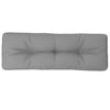 VIDAXL -Palettenkissen 120x40x12 cm Stoff grau