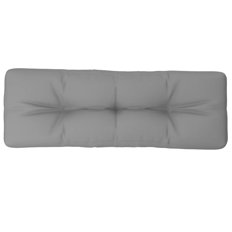 VIDAXL -Palettenkissen 120x40x12 cm Stoff grau
