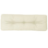 VIDAXL -Palettenkissen 120x40x12 cm Stoffcreme -Colored