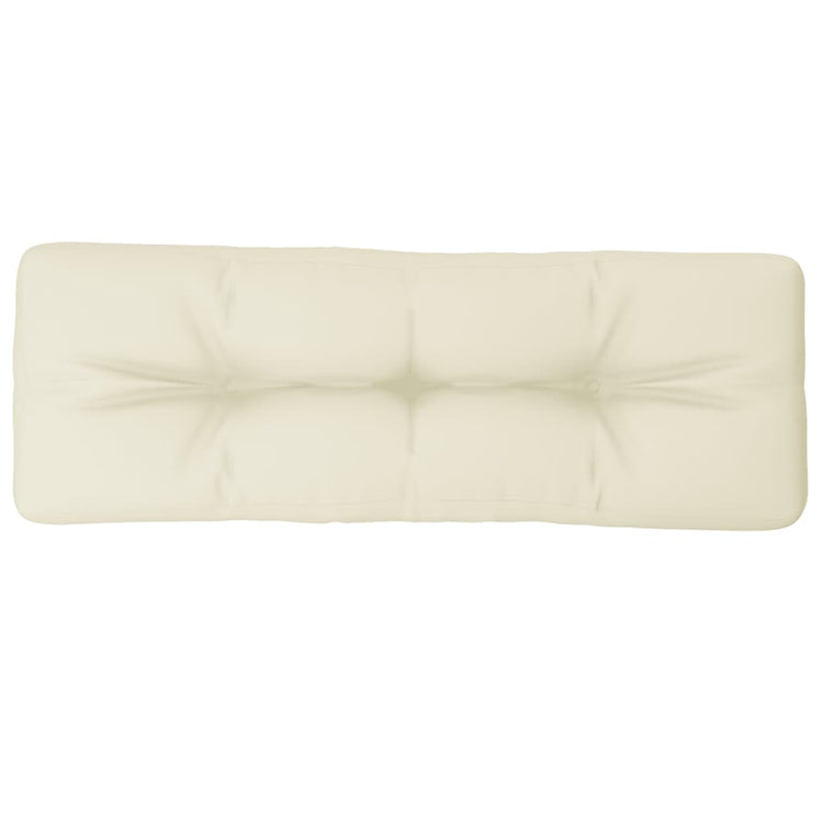 VIDAXL -Palettenkissen 120x40x12 cm Stoffcreme -Colored