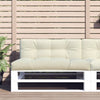 VIDAXL -Palettenkissen 120x40x12 cm Stoffcreme -Colored