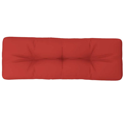 VIDAXL -Palettenkissen 120x40x12 cm Stoff rot