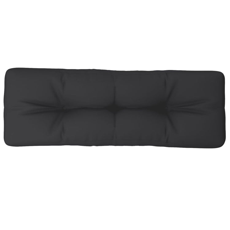 VIDAXL -Palettenkissen 120x40x12 cm Stoff schwarz