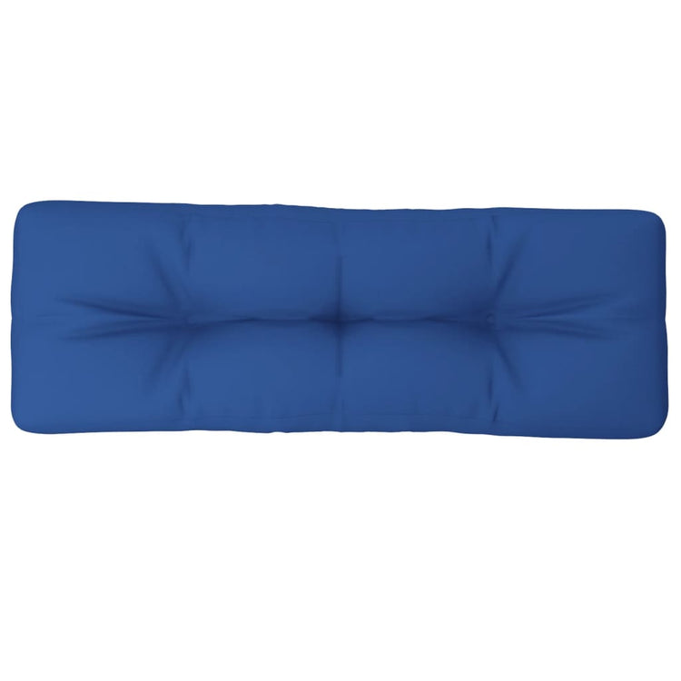 Vidaxl Palettenkissen 120x40x12 cm Stoff König Blau