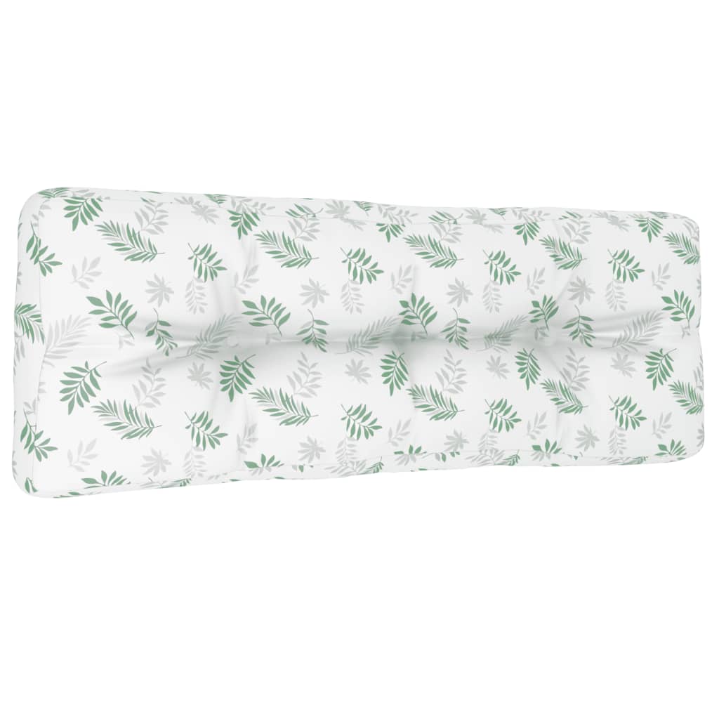 VIDAXL -Palettenkissen 120x40x12 cm Stoffblattmuster