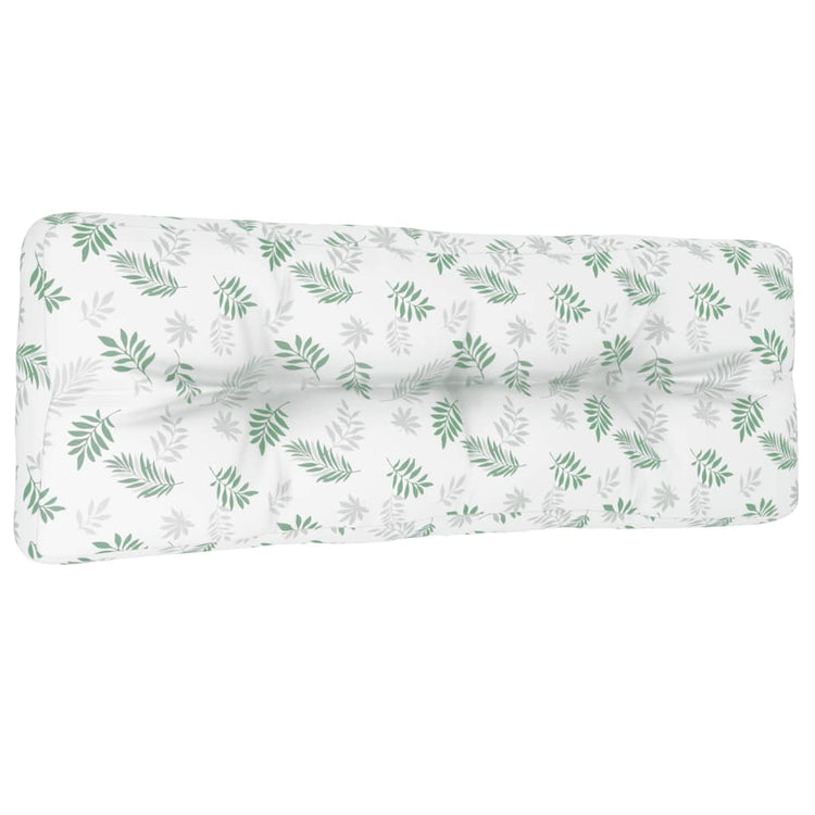 VIDAXL -Palettenkissen 120x40x12 cm Stoffblattmuster