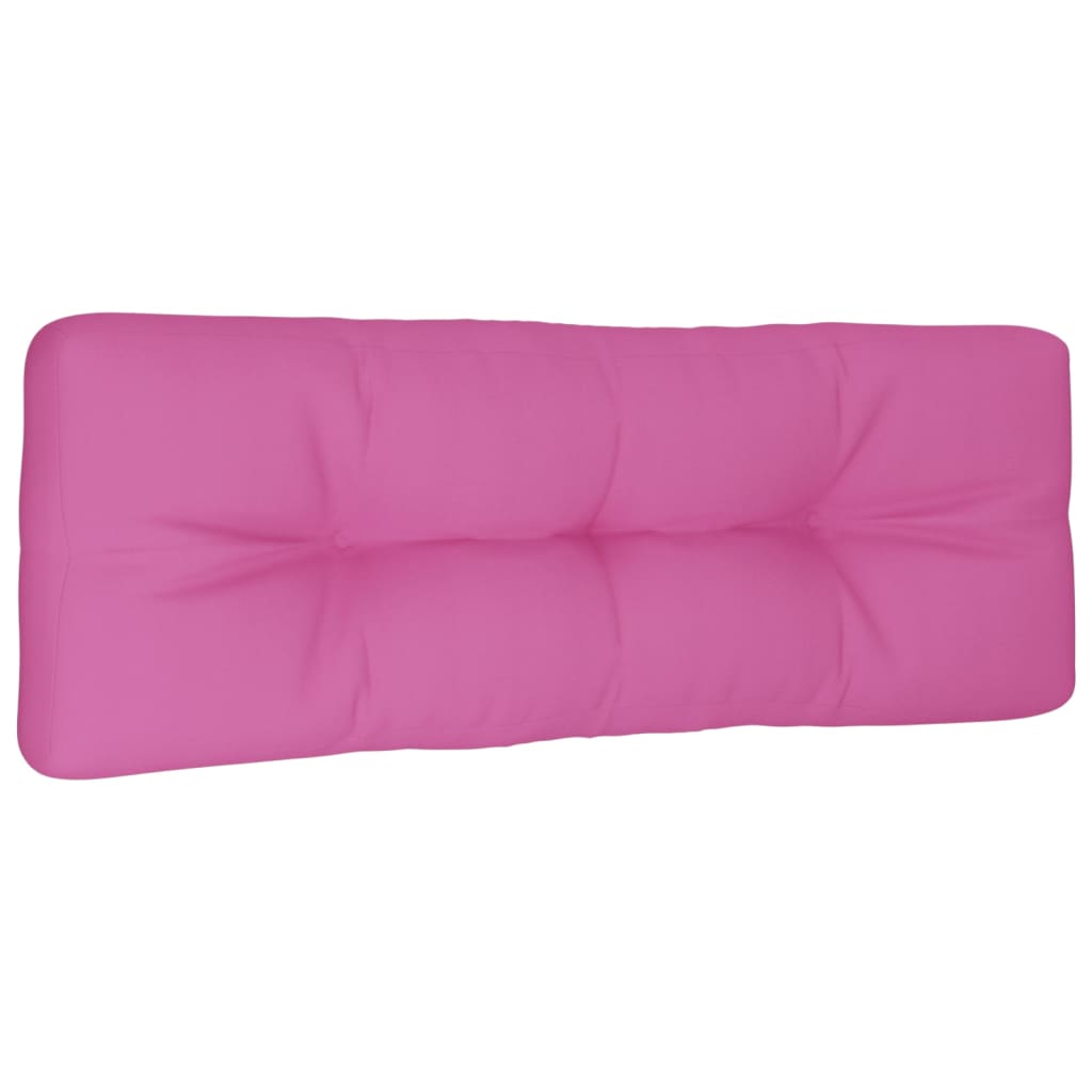 VidaXL Palettenkissen 120x40x12 cm Stoff rosa