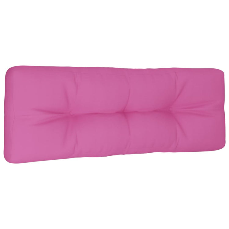 VidaXL Palettenkissen 120x40x12 cm Stoff rosa