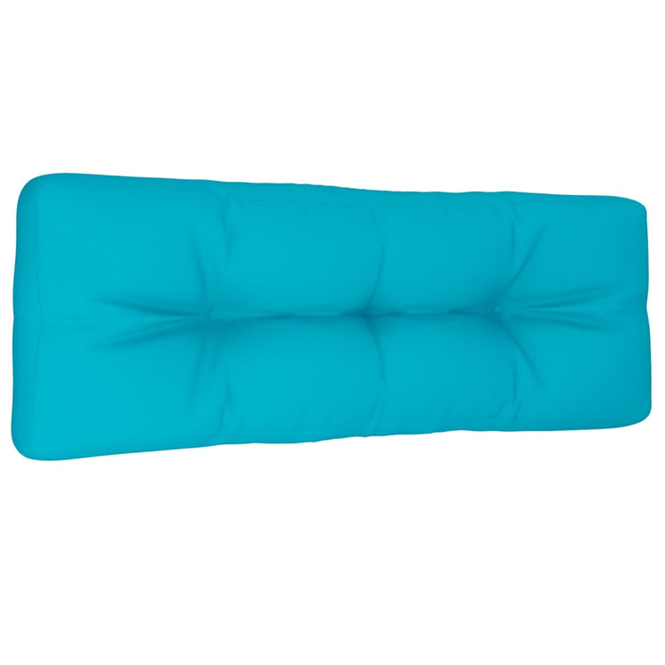 VidaXL Palettenkissen 120x40x12 cm Stoff Türkis
