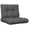 Vidaxl -Palettenkissen 2 ST Fabric Anthrazit -geläutet