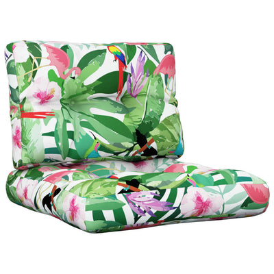 VIDAXL -Palettenkissen 2 ST Fabric Multi -Gelegenheiten