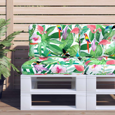 VIDAXL -Palettenkissen 2 ST Fabric Multi -Gelegenheiten