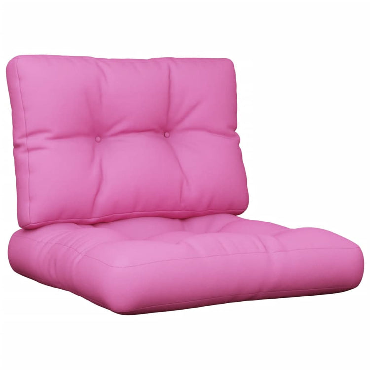 Vidaxl Palettenkissen 2 St. Stoff rosa