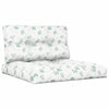 Vidaxl Palettenkissen 2 ST Fabric Blattmuster