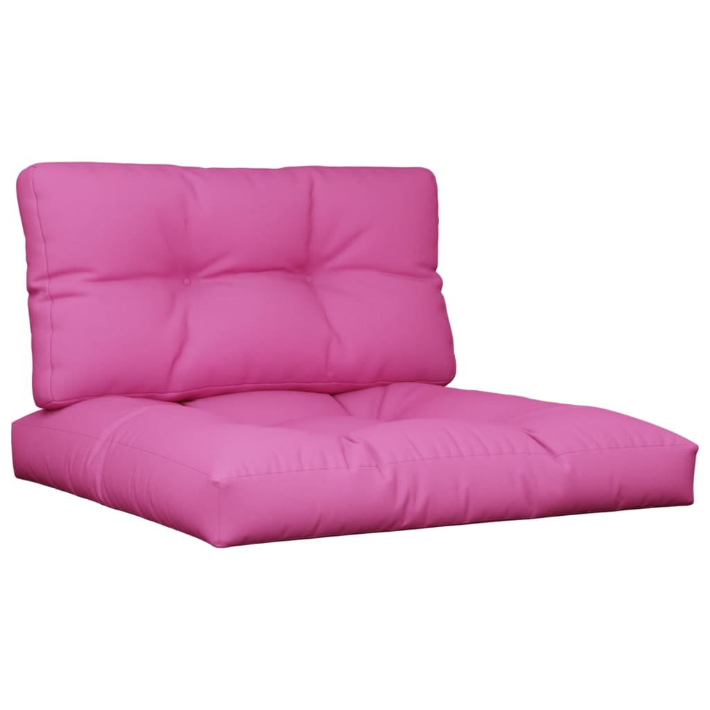 Vidaxl Palettenkissen 2 St. Stoff rosa