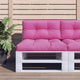 Vidaxl Palettenkissen 2 St. Stoff rosa
